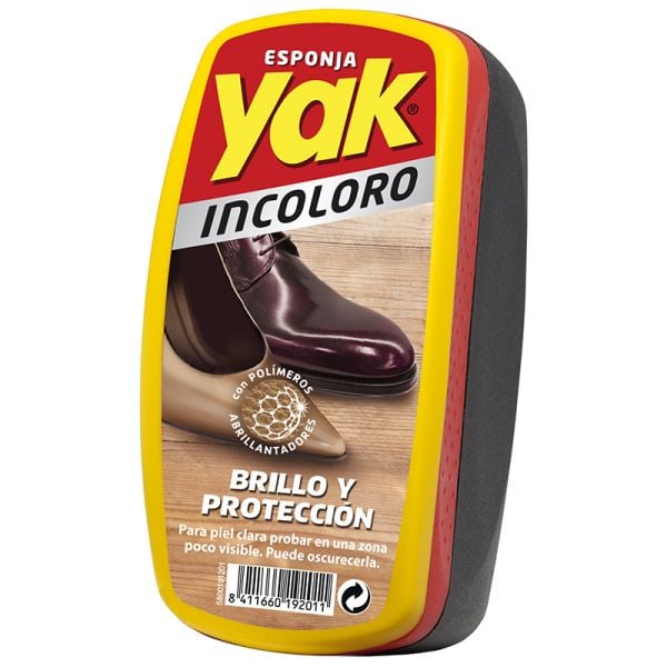 Colorless shoe polish sponge Yak instant unit