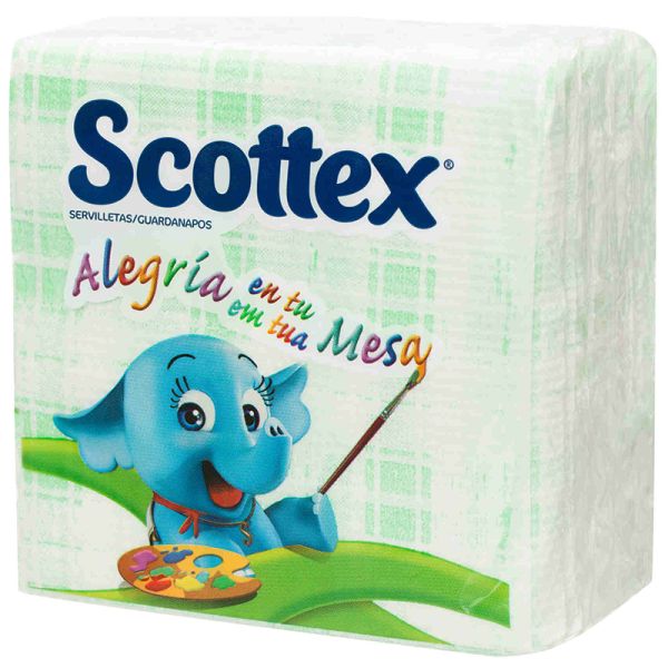 Paper napkins Scottex decorated 33x33, 64 units