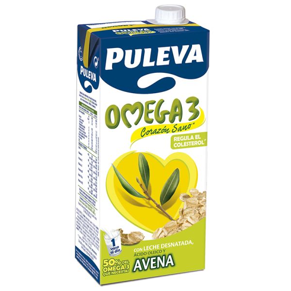 Puleva brik oatmeal and omega 3 skim milk formula 1 l