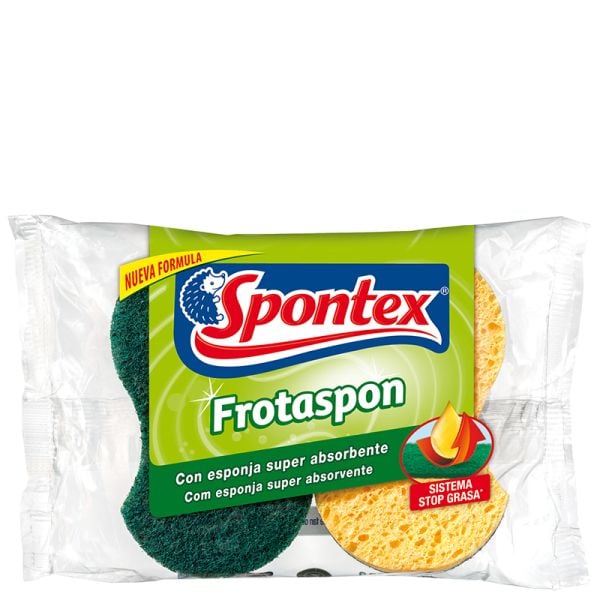Sponge scourer Spontex frotaspon, 2 units