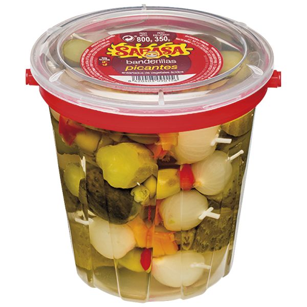 Spicy pickle skewers Banderillas Sarasa 1 kg