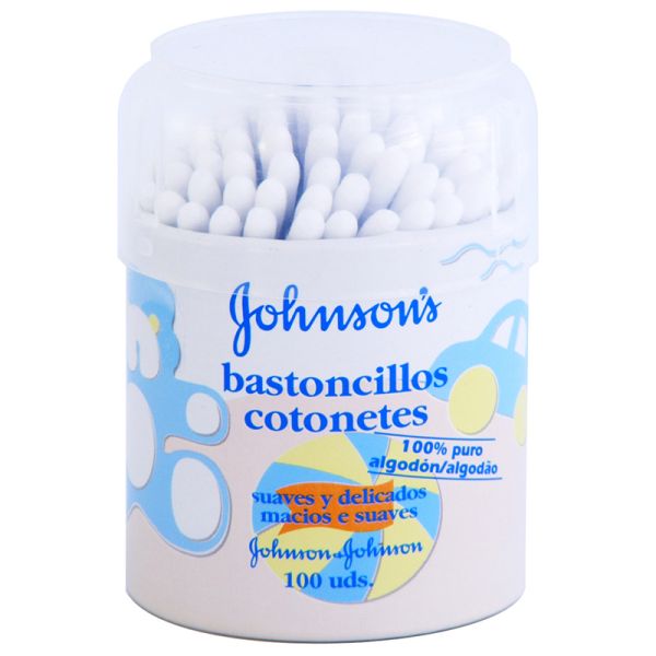 Cotton swabs Johnson's baby 100 units
