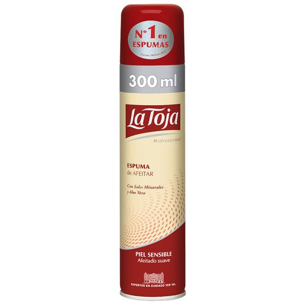 Shaving foam sensitive skin La Toja hydrothermal 300 ml