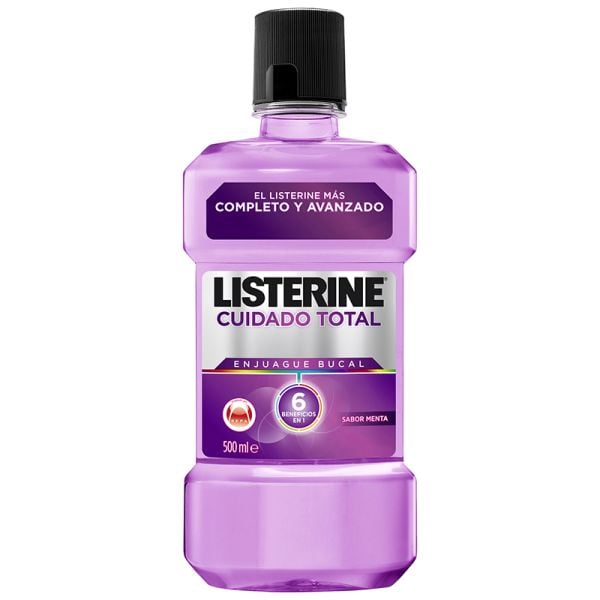 Antiseptic mouthwash Listerine total care 500ml bottle