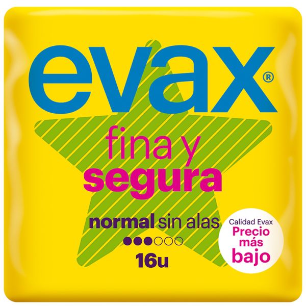 Sanitary pads Evax fine and safe normal 16 units