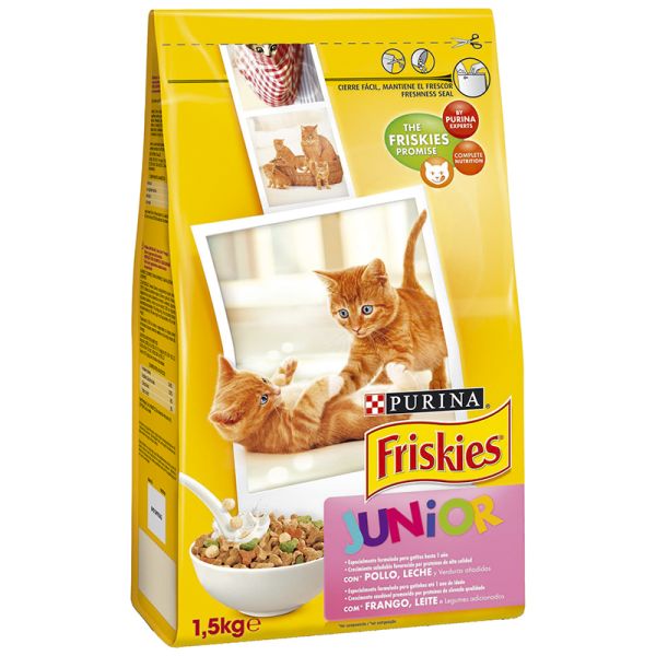 Cat food Friskies junior 1.5 kg bag