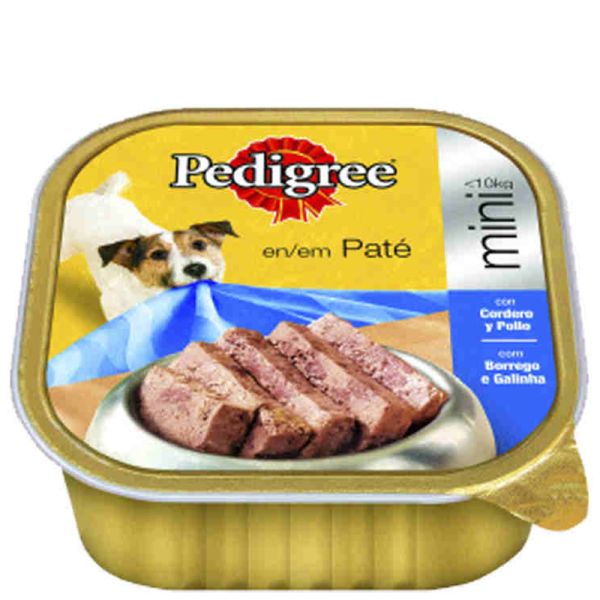Dog food Pedigree mini lamb and chicken terrine 300 g