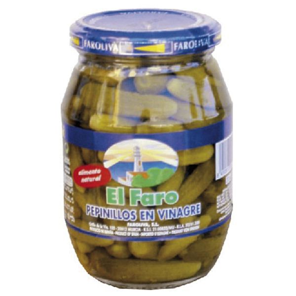 Pickles in vinegar El Faro 200 g jar