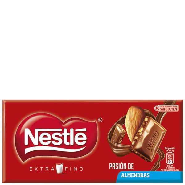 Milk chocolate and almonds Nestlé superfine 123 g tablet