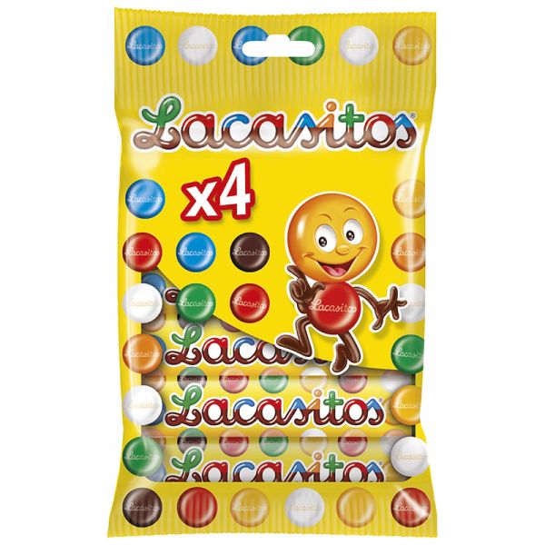 Milk chocolate dragees Lacasitos 4x20g tube