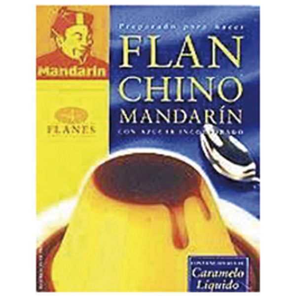 Prepared for classic Mandarín flan 30 servings, box of 6 sachets