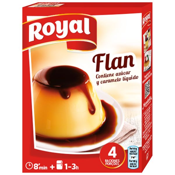 Prepared for Royal flan 4 servings box 93 g