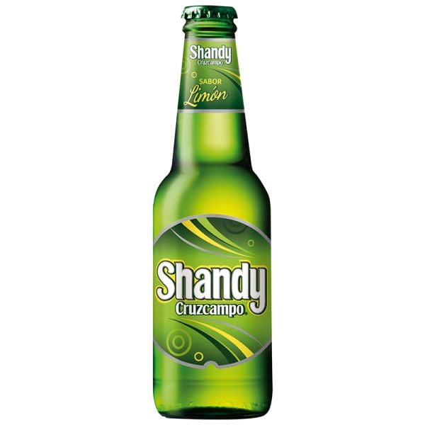 Beer with lemon Shandy Cruzcampo 25 cl bottle
