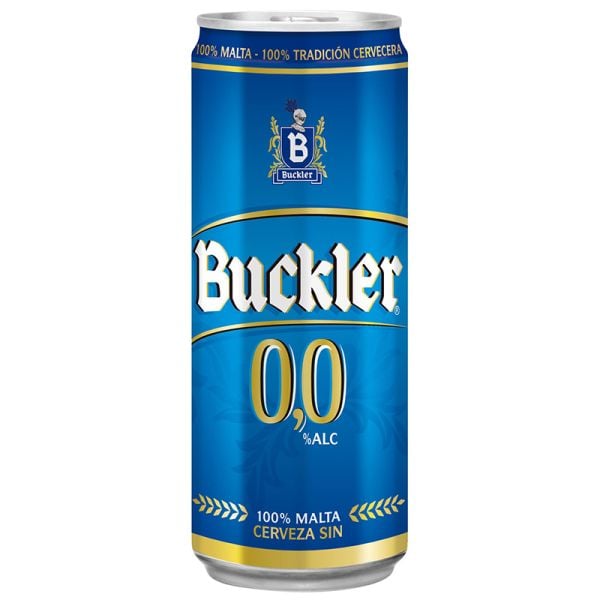Alcohol-free beer Buckler 0.0% 33 cl can