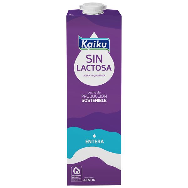 Kaiku Lactose-free whole milk 1 l brik