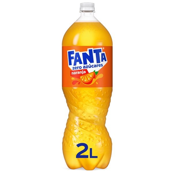 Orange soda Fanta zero 2 l pet