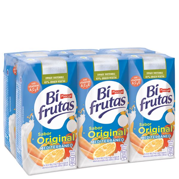 Bifrutas Juice and milk beverage Mediterraneo brik 6x20 cl