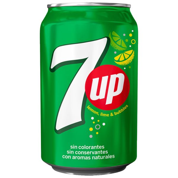 Lemon-lime soda 7Up 33 cl can