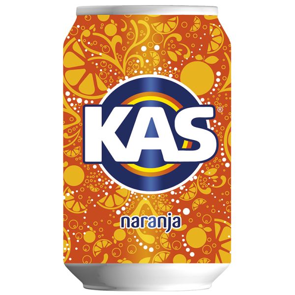 Orange soda Kas 33 cl can
