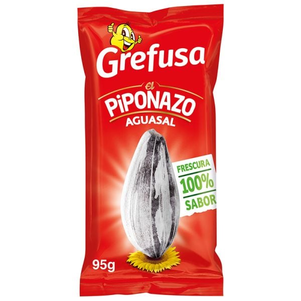 Grefusa Sunflower seeds Piponazo Aguasal 95 g bag