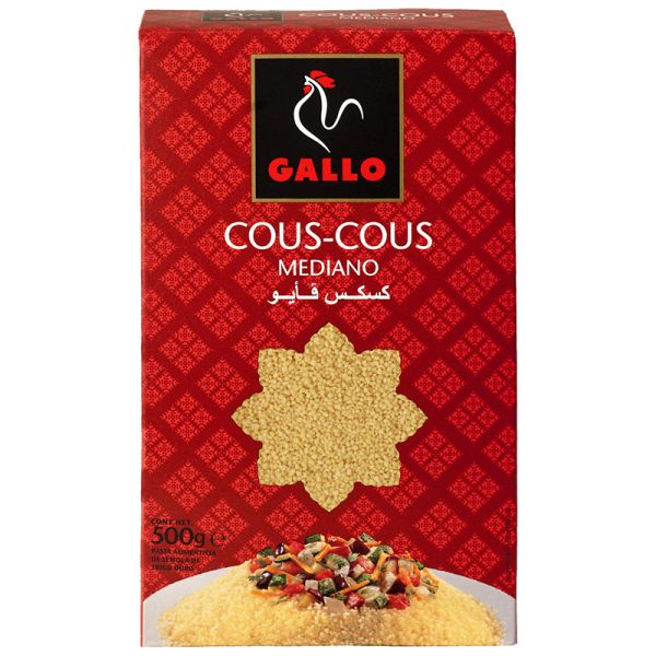 Cous Cous medium Gallo 500 g box