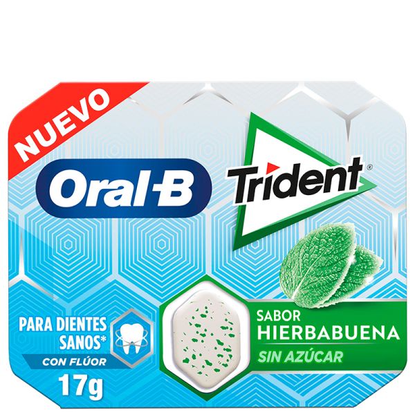 Trident Sugarless peppermint Oral-B 17 g