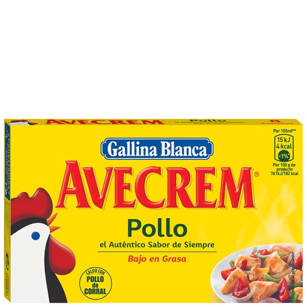 Chicken broth cubes Avecrem 8 cubes