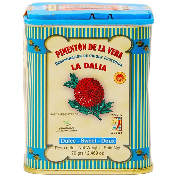 Sweet paprika of La Vera La Dalia 125 g tin