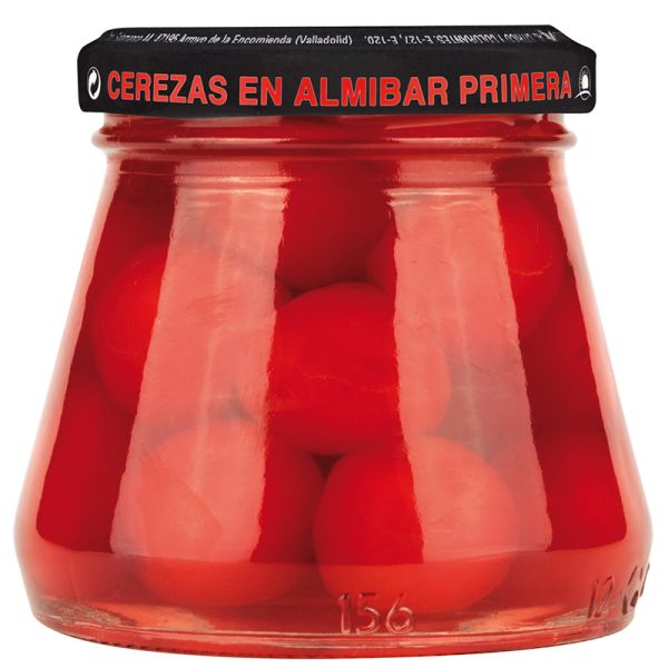 Red cherries in syrup Helios 90 g jar