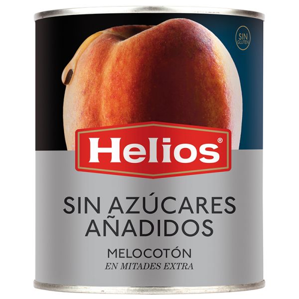Peach halves Helios no added sugar 470 g tin