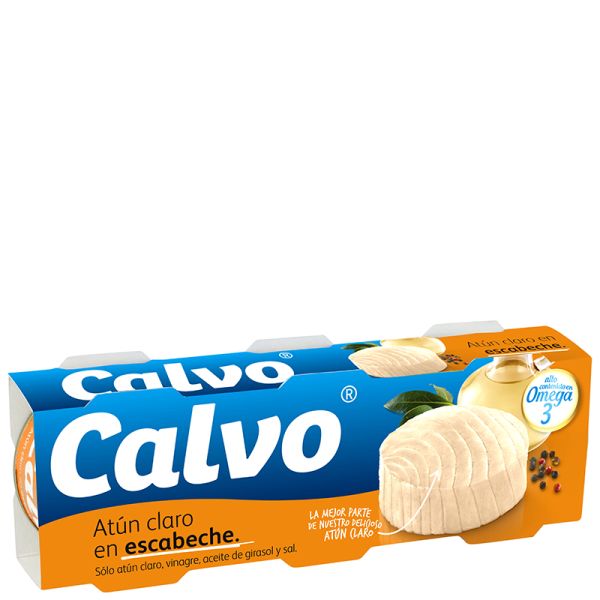 Yellowfin tuna in pickled sauce Calvo 3x53 g tin