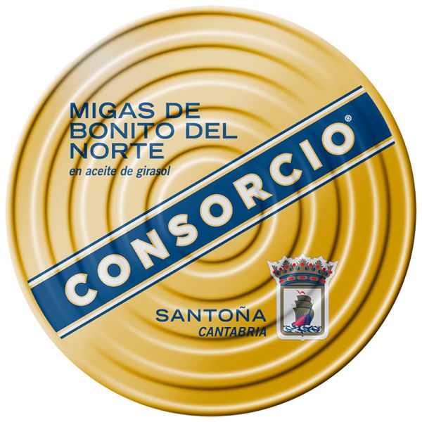 Consorcio Tuna crumbs in sunflower oil 650 g tin