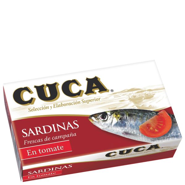 Sardines in tomato sauce Cuca 120 g tin