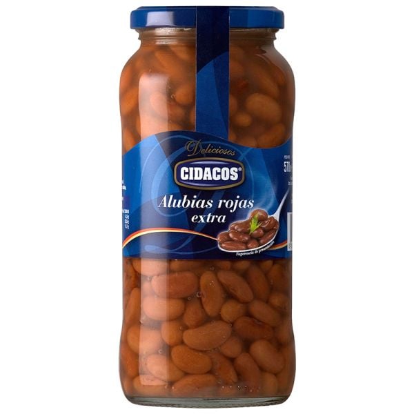 Cooked red beans Cidacos 400 g jar