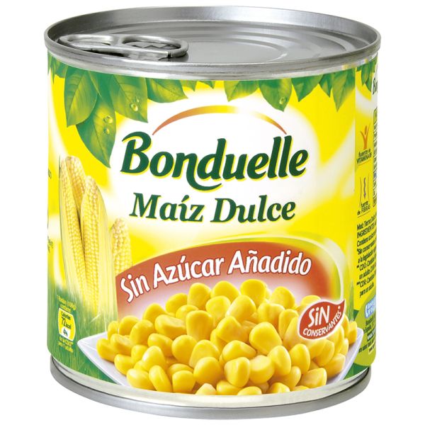 Sweet corn Bonduelle no added sugar 285 g tin
