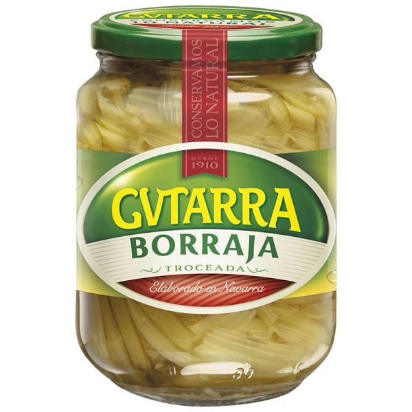 Borage chopped in brine Gvtarra 400 g jar