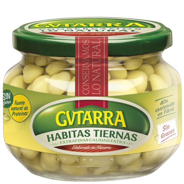 Tender baby beans extra fine Gvtarra 210 g jar