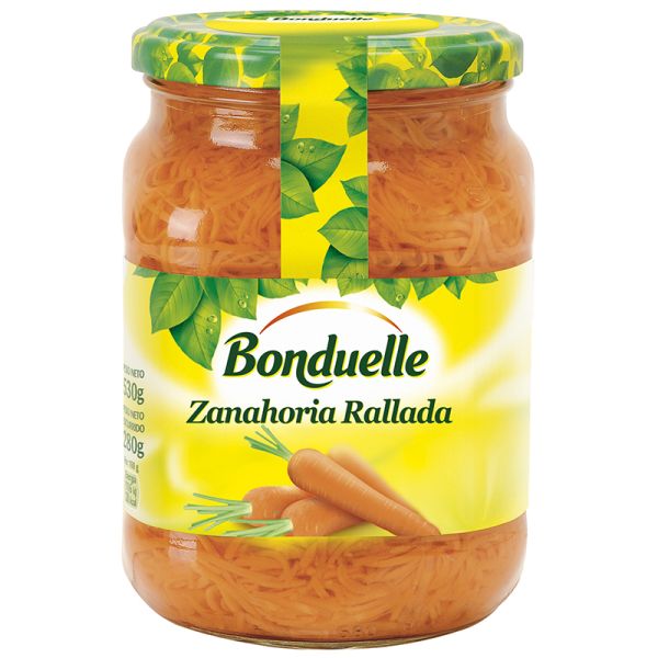 Grated carrot Bonduelle 280 g jar