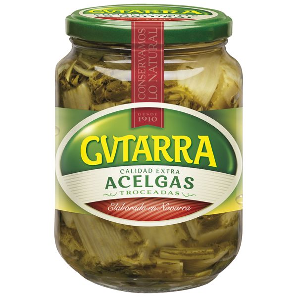 Chard chopped in brine Gvtarra 425 g jar