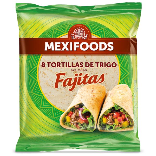 Mexifoods Wheat tortillas 20 cm 8 units 320 g