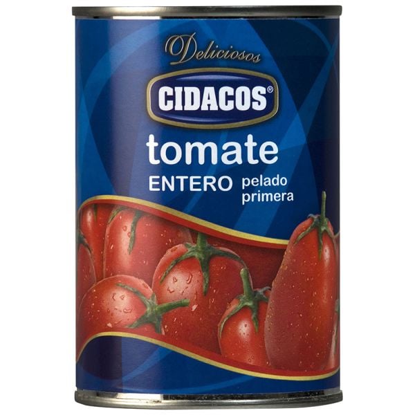 Whole peeled tomatoes Cidacos 240 g tin