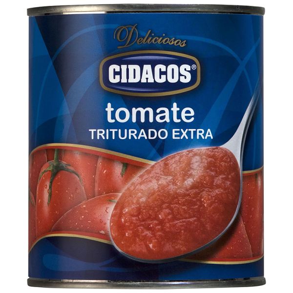 Crushed tomatoes Cidacos extra 800 g tin