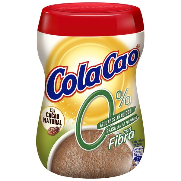 Soluble cocoa Cola Cao 0% fiber pot 300 g
