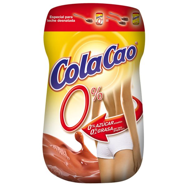 Cola Cao Soluble cocoa 0% 325 g canister