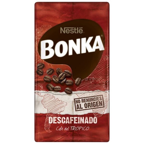 Decaffeinated ground coffee Bonka 250 g