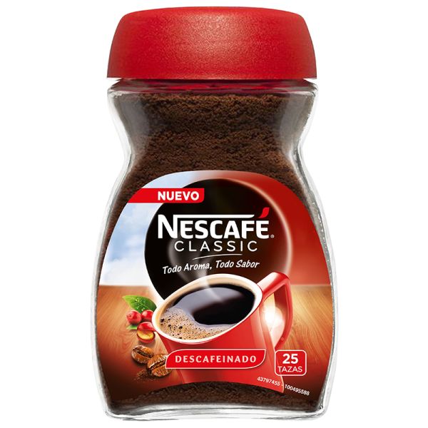 Decaffeinated instant coffee Nescafé 50 g bottle