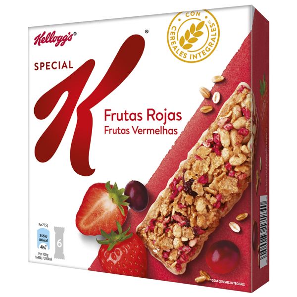 Cereal bars Special K with berries Kellogg's 6x21,5 g box