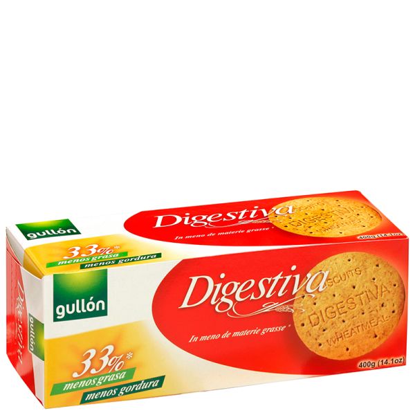 Cookies Gullón digestive, box 400 g