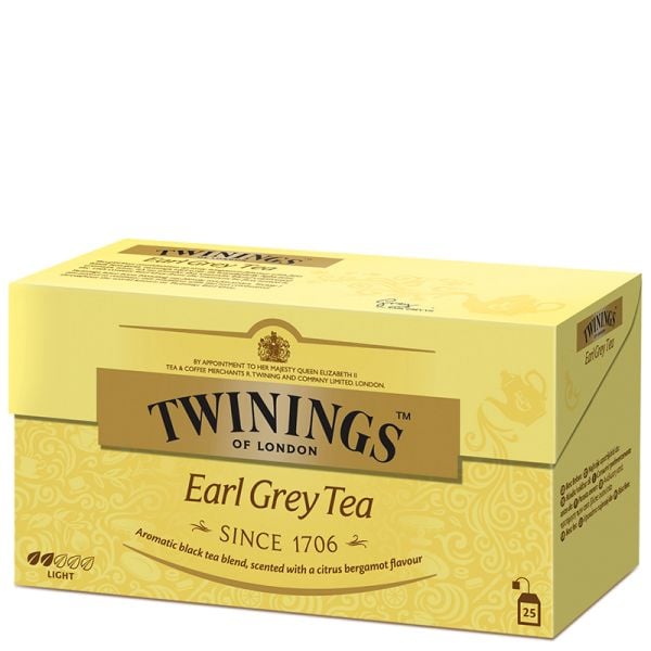 Earl grey tea Twinings box 25 bags
