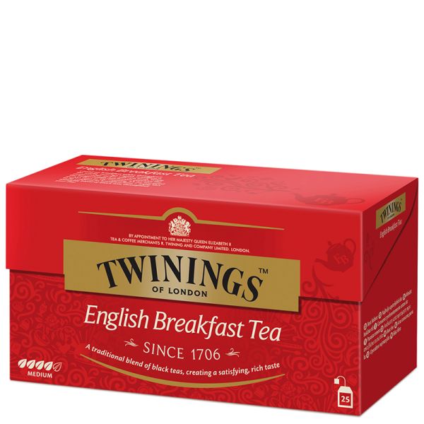 Tea inglés breakfast Twinings box 25 bags